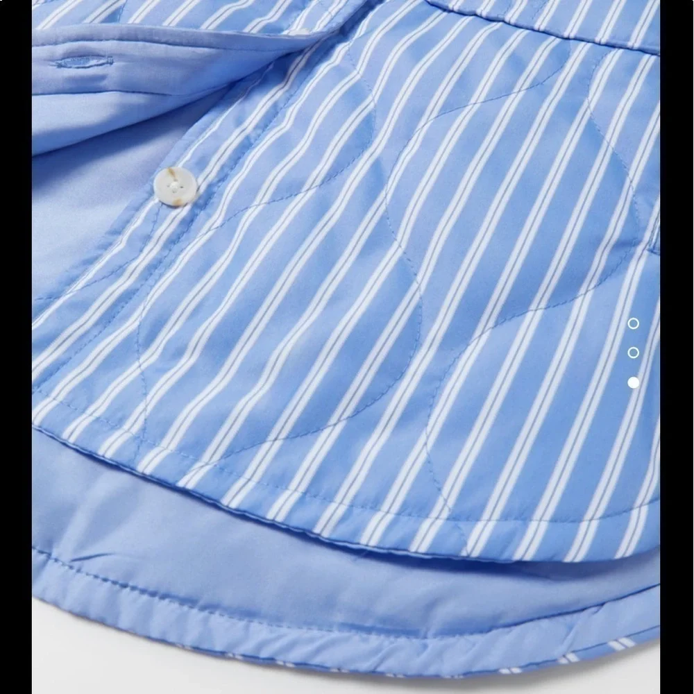 Zara Striped Jacket/Overshirt NWT